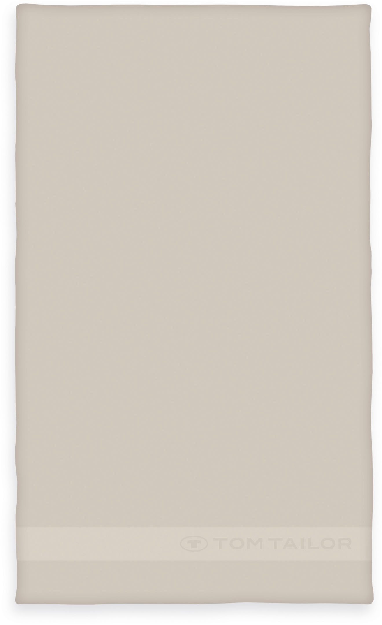TOM TAILOR HOME Bettwäsche Nick in Gr. 135x200 oder 155x220 cm, Biber, 3 teilig, mit Gratiszugabe Gästehandtuch