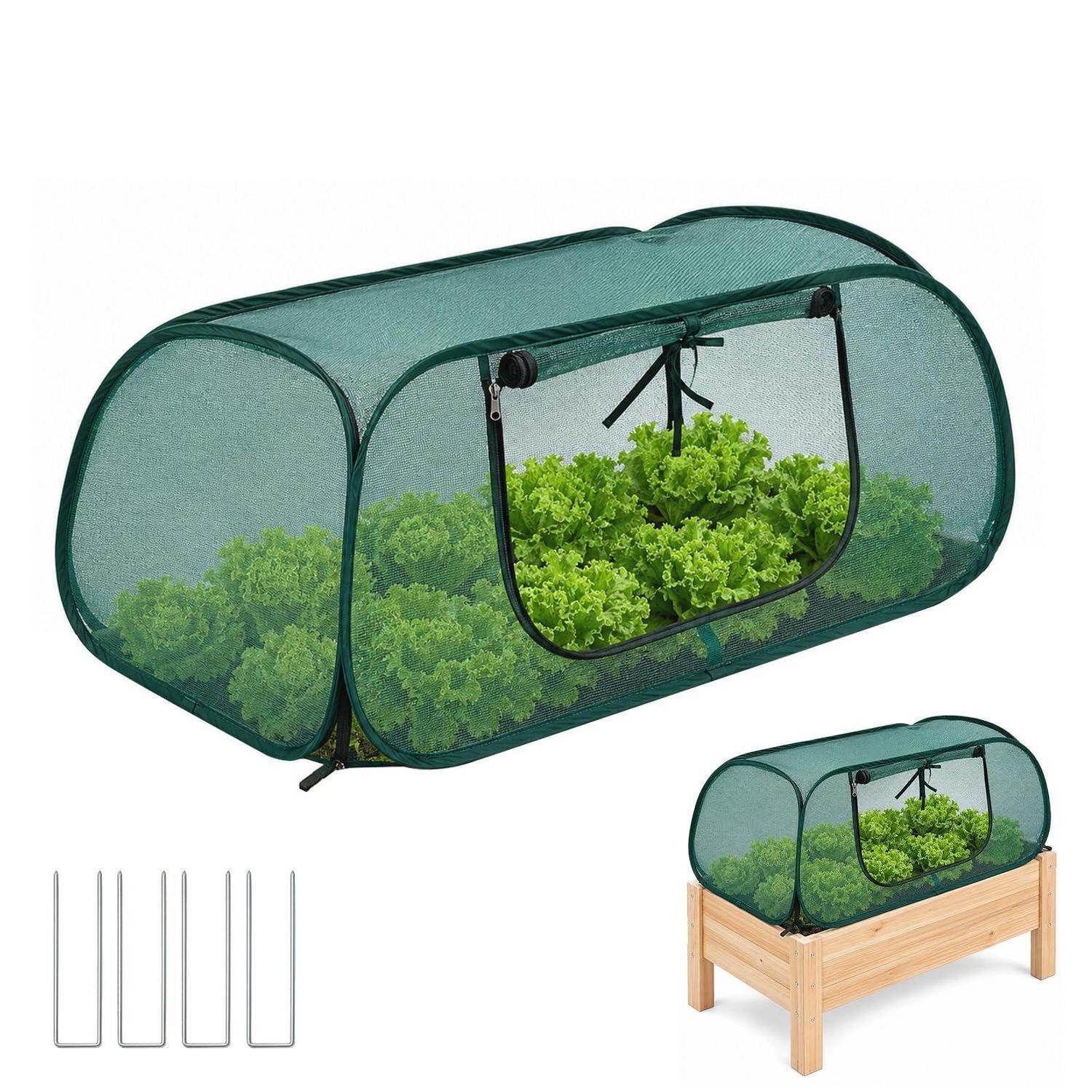 LuxusKollektion Pollenschutzgitter Hochbeet Abdeckung Pop Up 115x55cm mit Reißverschluss, (1-St)