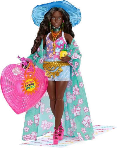 Mattel® Anziehpuppe Barbie Extra Fly Barbie Beach Pupe HPB14