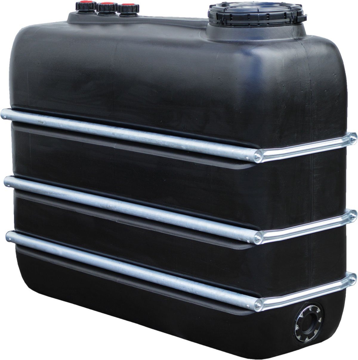 Regentonne Raumspartank 2000 L schwarz