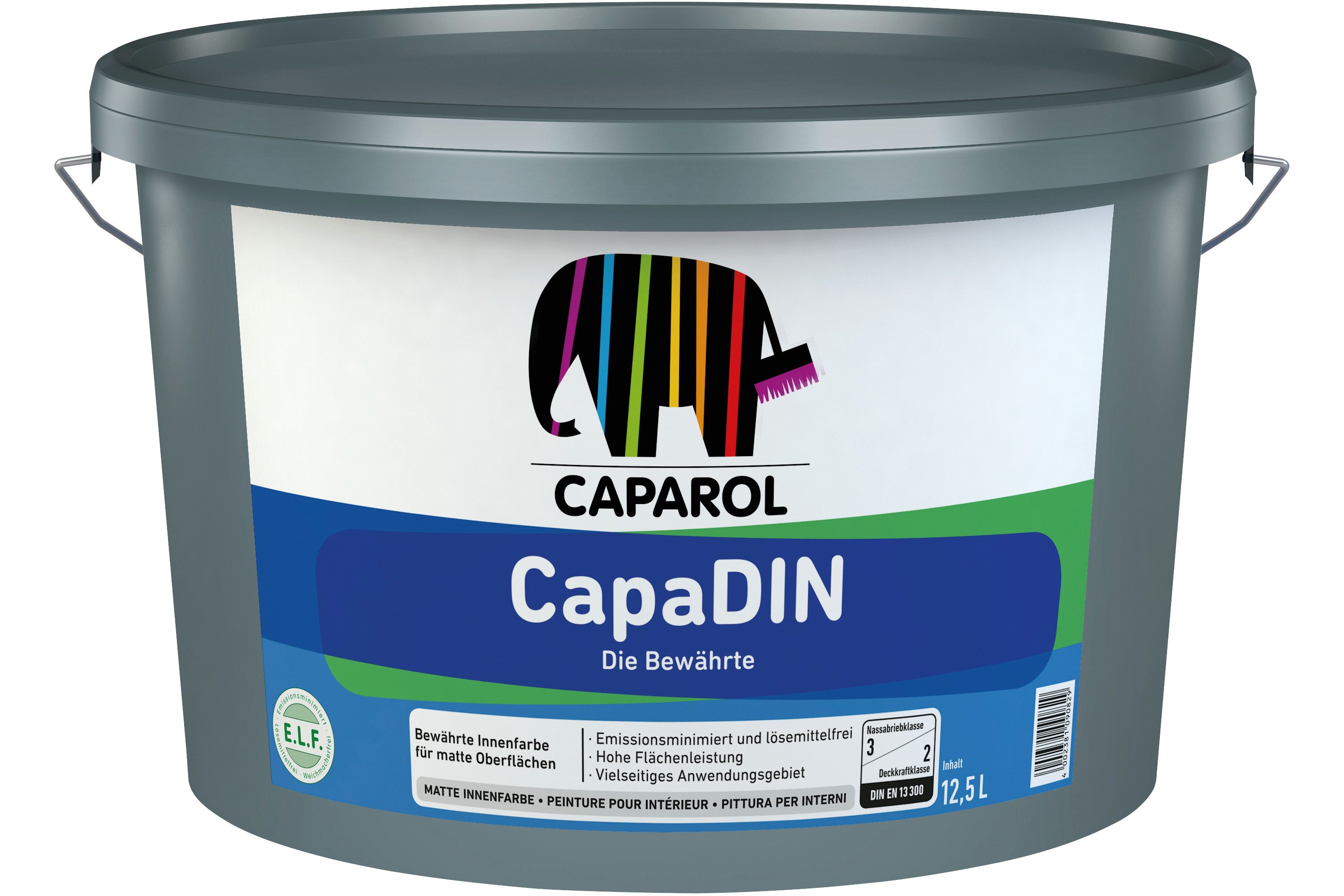 Caparol Wandfarbe Caparol CapaDIN KF 12,5 l weiß