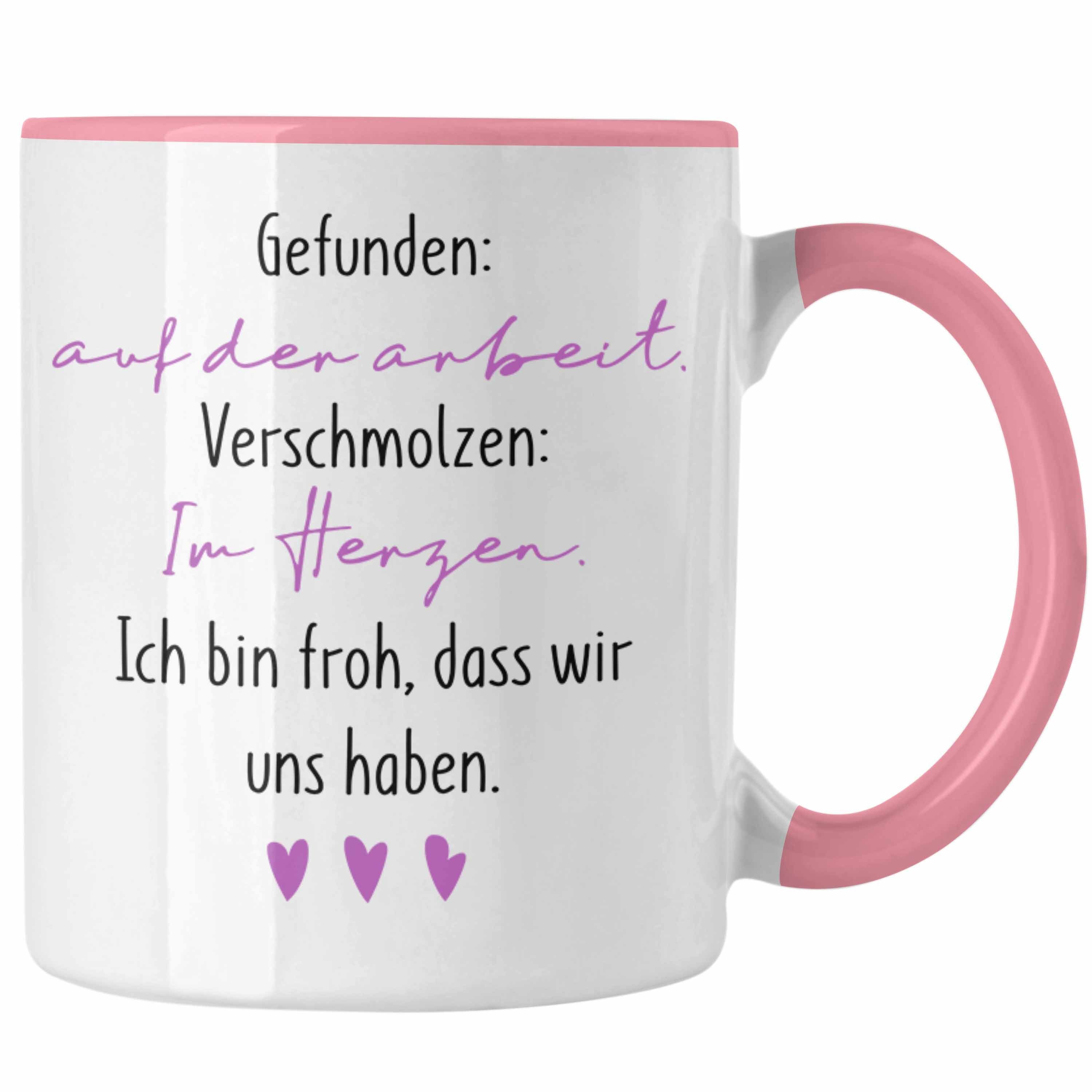 Trendation Tasse Trendation - Kollegin Tasse Geschenk Beste Arbeitskollegin Geschenkide Rosa