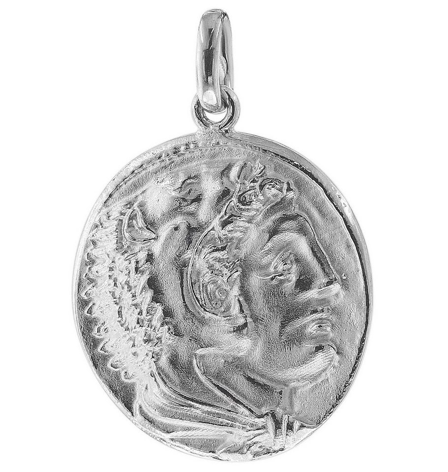 trendor Runder Anhänger Herakles/Zeus 925 Silber Replikat griech. Drachme trendor Runder Anhänger Herakles/Zeus 925 Silber Replikat griech. Drachme