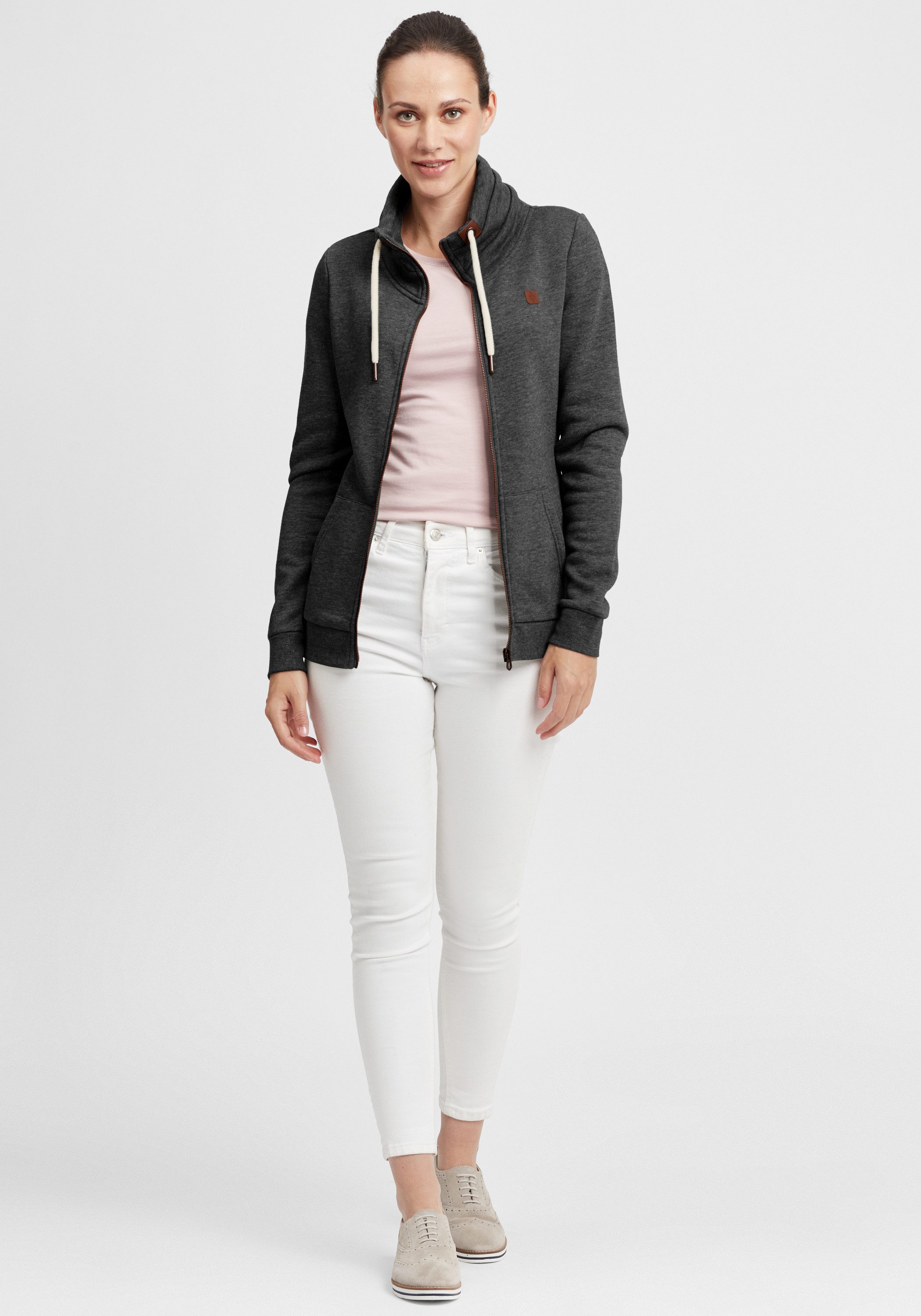 OXMO Sweatjacke OXVicky Sweat Zip-Jacke Sweatshirtjacke günstig online kaufen
