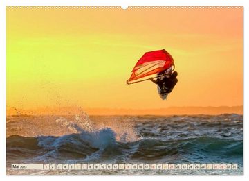 CALVENDO Wandkalender Windsurfing - extrem cool (Premium, hochwertiger DIN A2 Wandkalender 2023, Kunstdruck in Hochglanz)