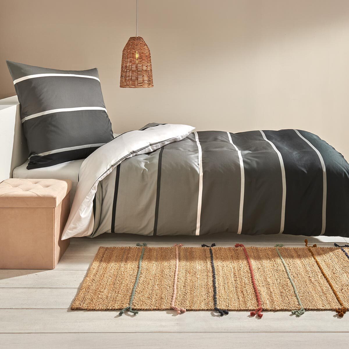 TRAUMSCHLAF Bettwäsche Orlando, Mako Satin, 2 teilig, hochwertige Satin Bettwäsche