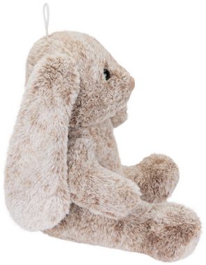 BRUBAKER Kuscheltier Hase mit Schlappohren Stofftier - Plüschhase 28 cm (1-St), Plüschtier Schlappohrhase für Kinder - Kuschelhase - Kuscheltier Kaninchen Grau Braun