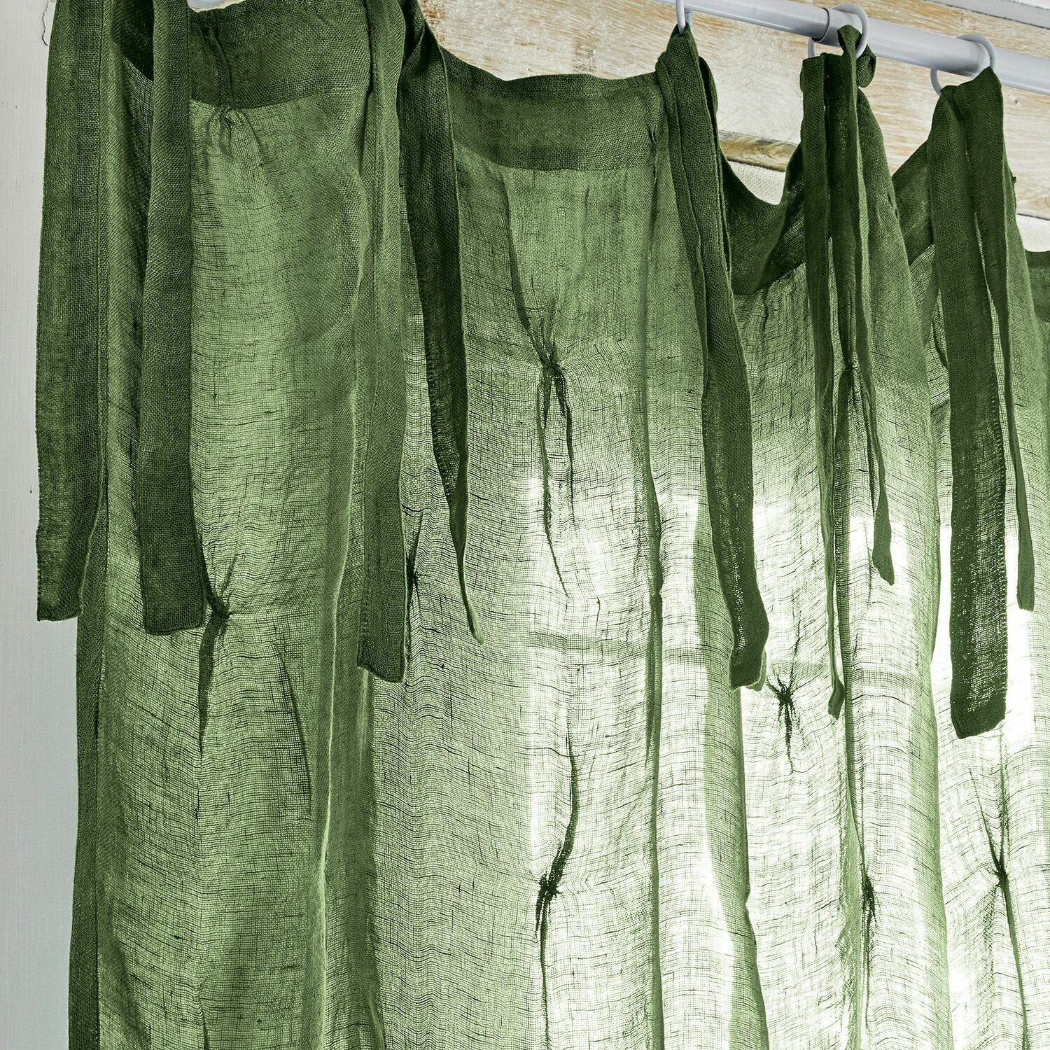 Vorhang Gardine Stella Mirabeau olivgrün