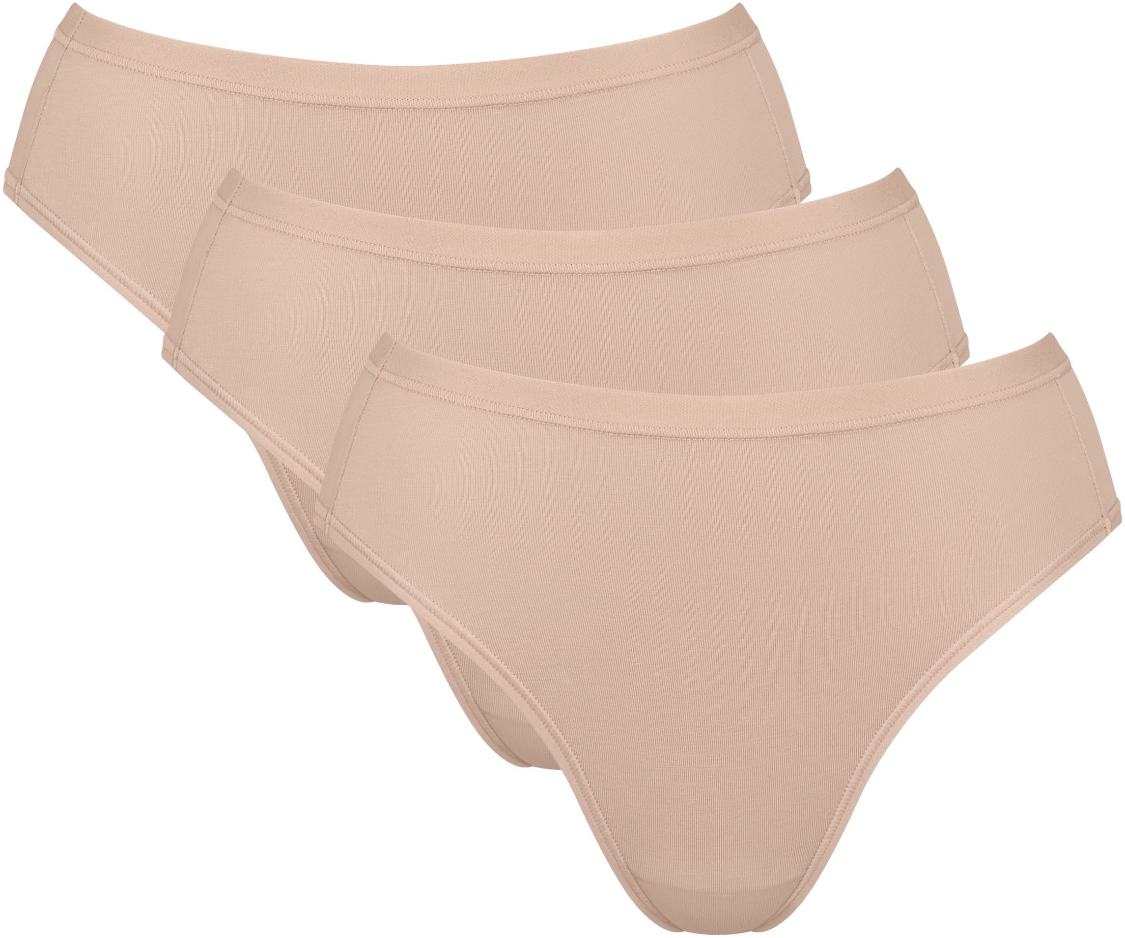 sloggi Tai-Slip GO Daily Cotton (3er Pack) Glanz-Effekt Details, hoher Bein günstig online kaufen