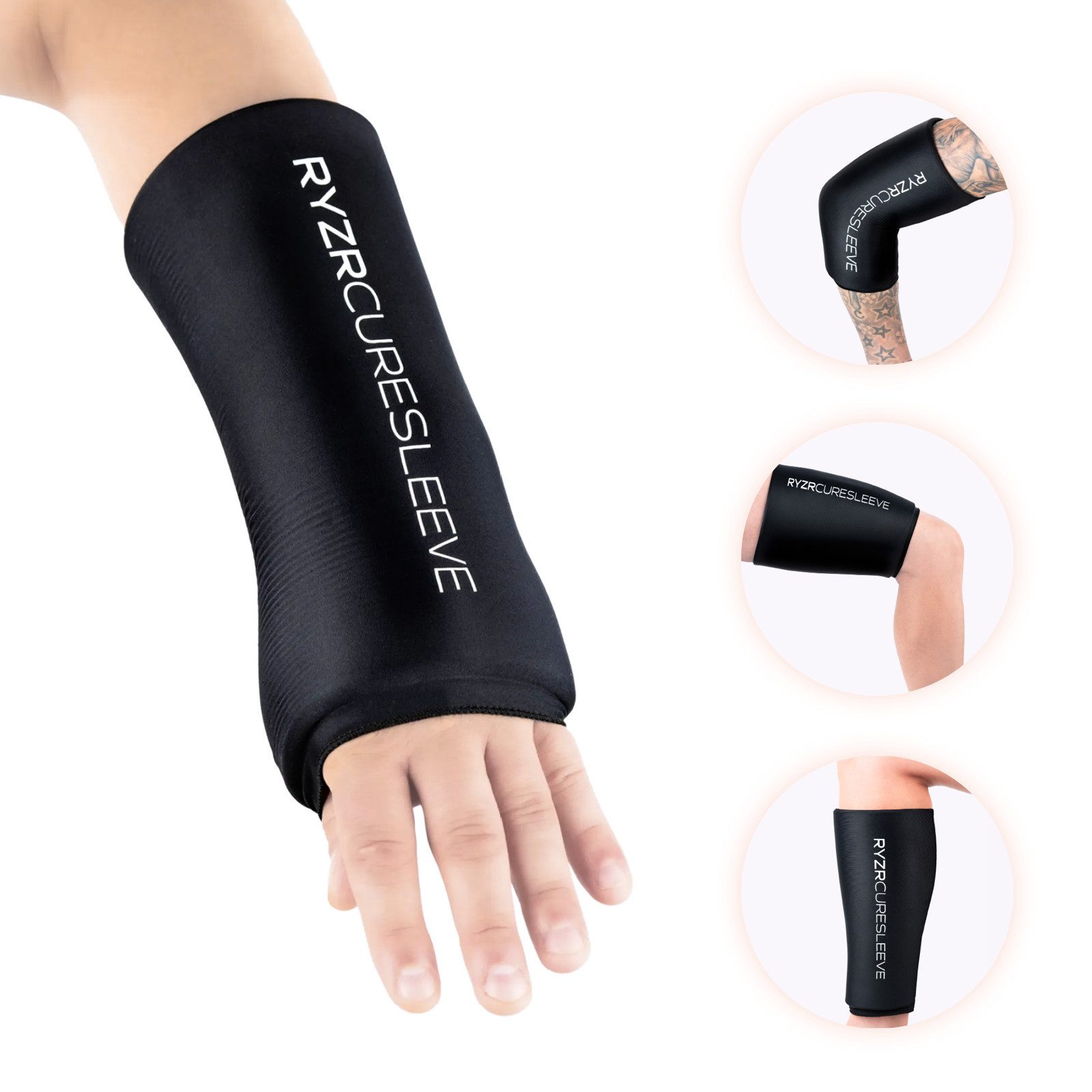 RYZR Bandage RYZR Curesleeve - Thermobandage zur Regeneration & Schmerzlinderung, aus dem Profisport entwickelt