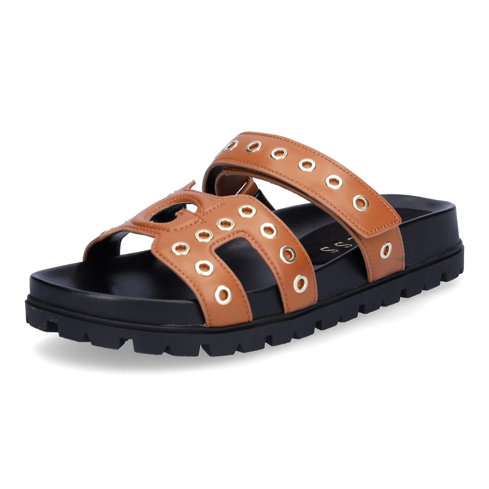 Guess Guess Damen Pantolette Fashie braun Pantolette