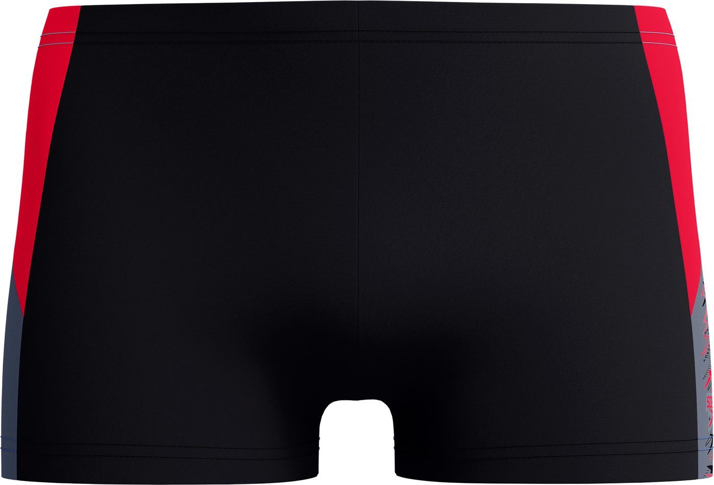 Speedo Badehose Dive Aquashort BLK/RED