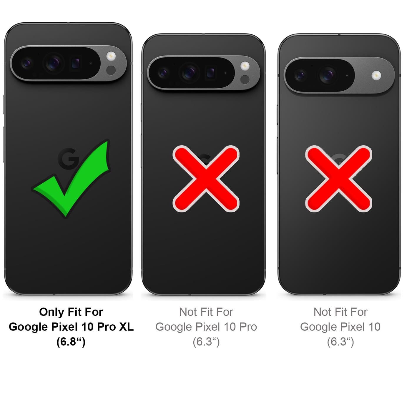CoolGadget Handyhülle Magnet-Hülle für Pixel 10 Pro XL Schutzhülle magnetisch 6,8 Zoll, Hülle Matt Stoßfest kompatibel mit QI-Laden Zubehör Kameraschutz Case – Bild 3 von 5