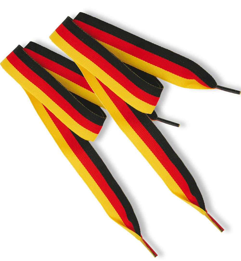 Schnürsenkel 1 Paar Deutschland Schnürsenkel 130 cm WM EM Fußball Party