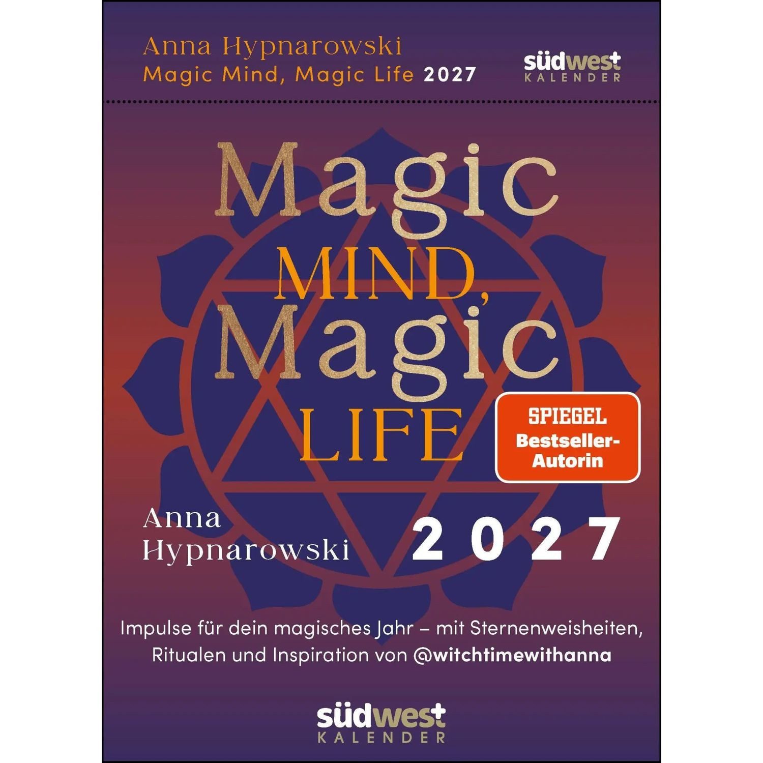 Südwest-Verlag Wandkalender Magic Mind, Magic Life 2027 - Tagesabreißkalender zum Aufstellen...