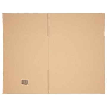 KK Verpackungen Versandkarton, 5 Umzugskartons 500 x 400 x 300 mm Postversand Warenversand Wellpappkartons Braun
