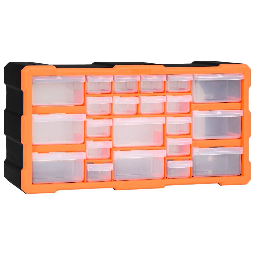 Werkzeugkoffer Multi-Schubladen-Organizer mit 22 Schubladen 49x16x25,5 cm