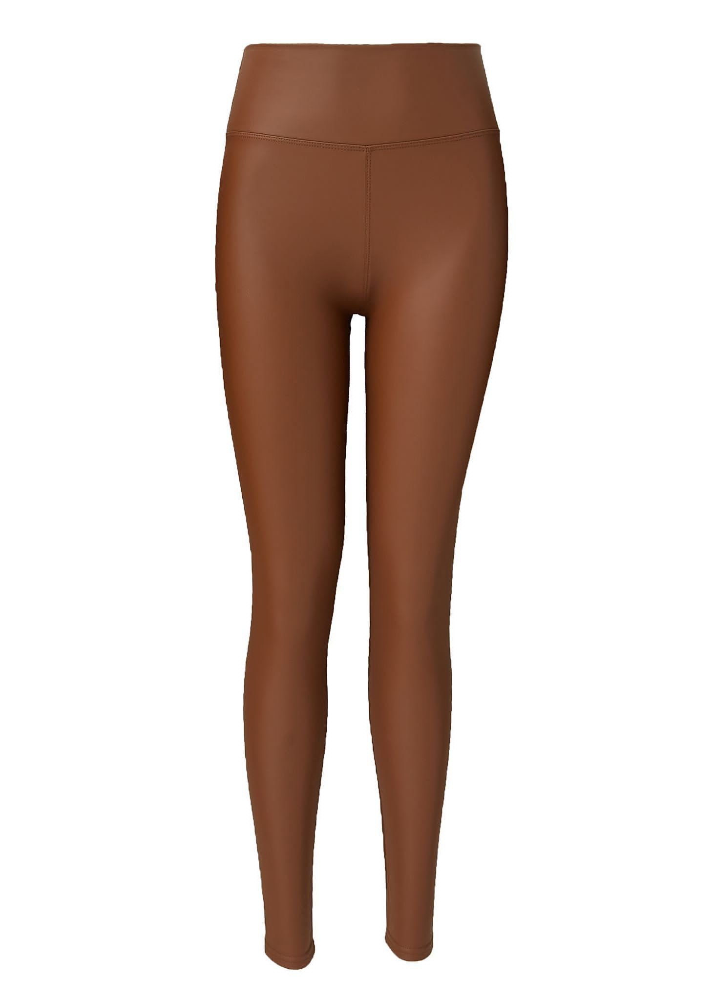 Leggings Damen Lederhose Leder Leggings Lederimität Strumpfhose