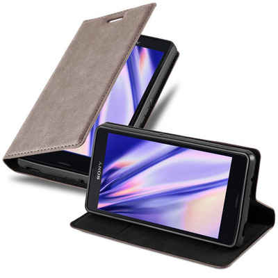 Cadorabo Handyhülle »Book Invis. Magnet«, Hülle für Sony Xperia Z3 COMPACT Klappbare Handy Schutzhülle - mit Standfunktion und Kartenfach