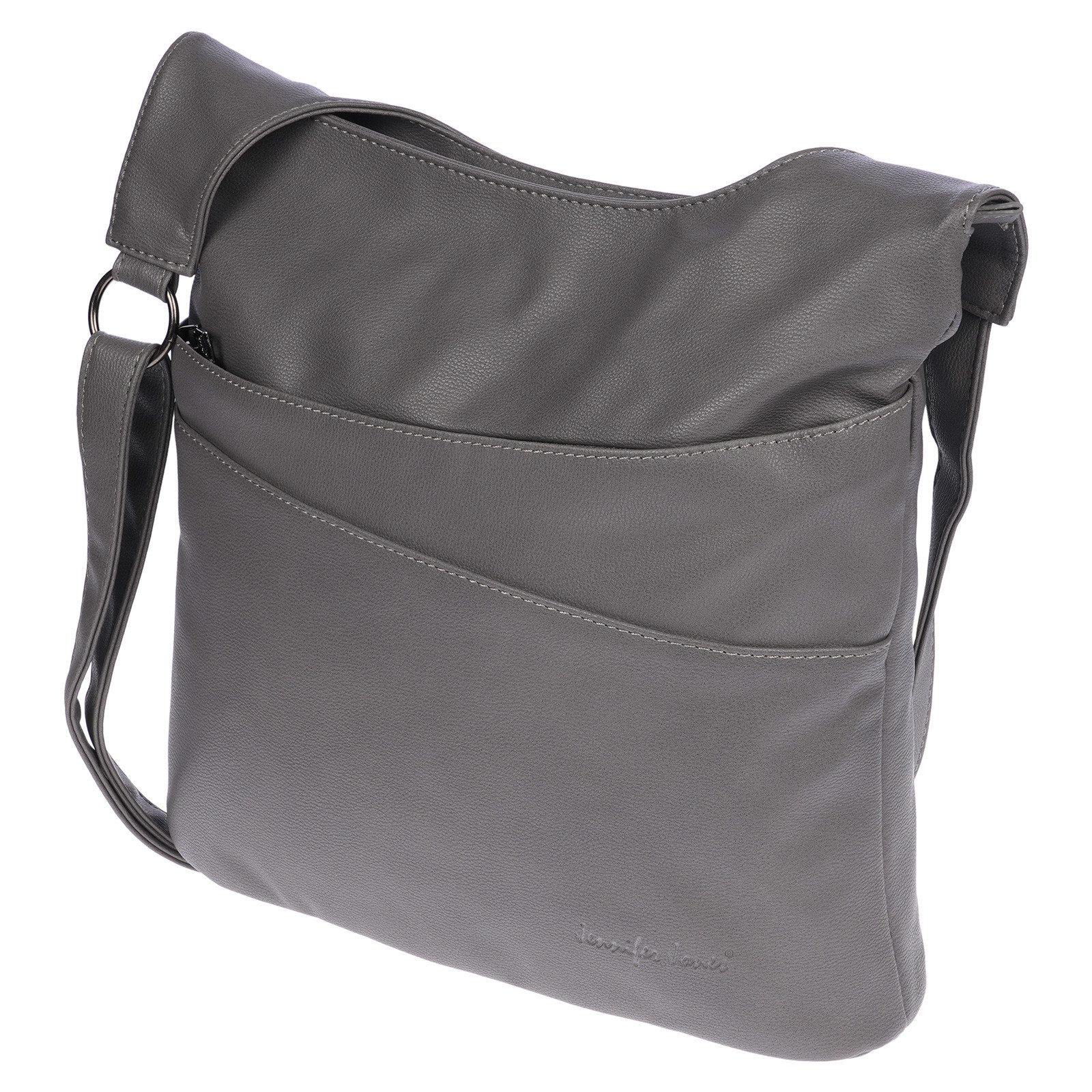 Christian Wippermann Umhängetasche Große Damen Shopper Umhängetasche Tasche (einzeln), Crossover Leder Optik