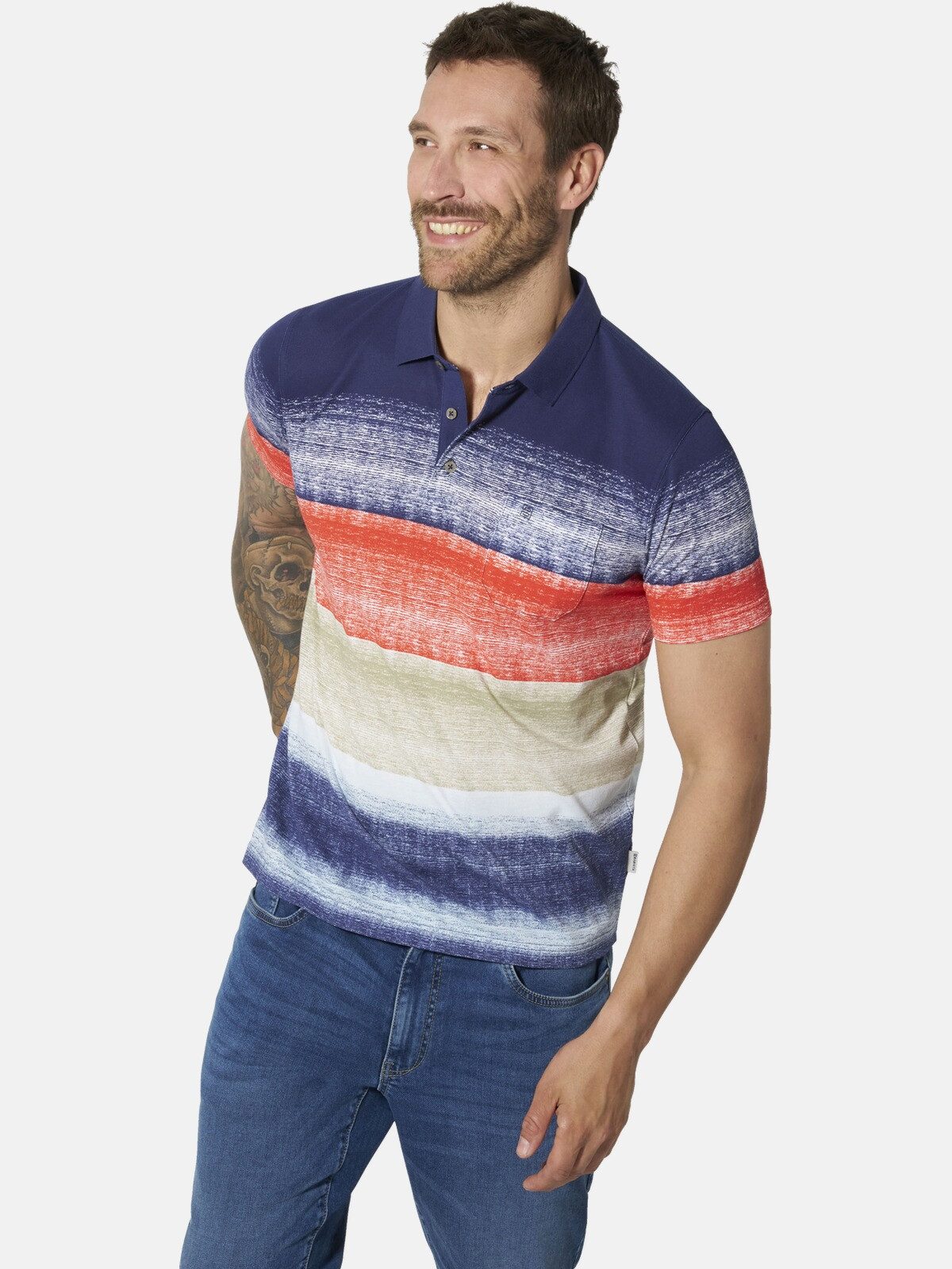 Babista Poloshirt JORLOS mit lebhaften Streifenprint