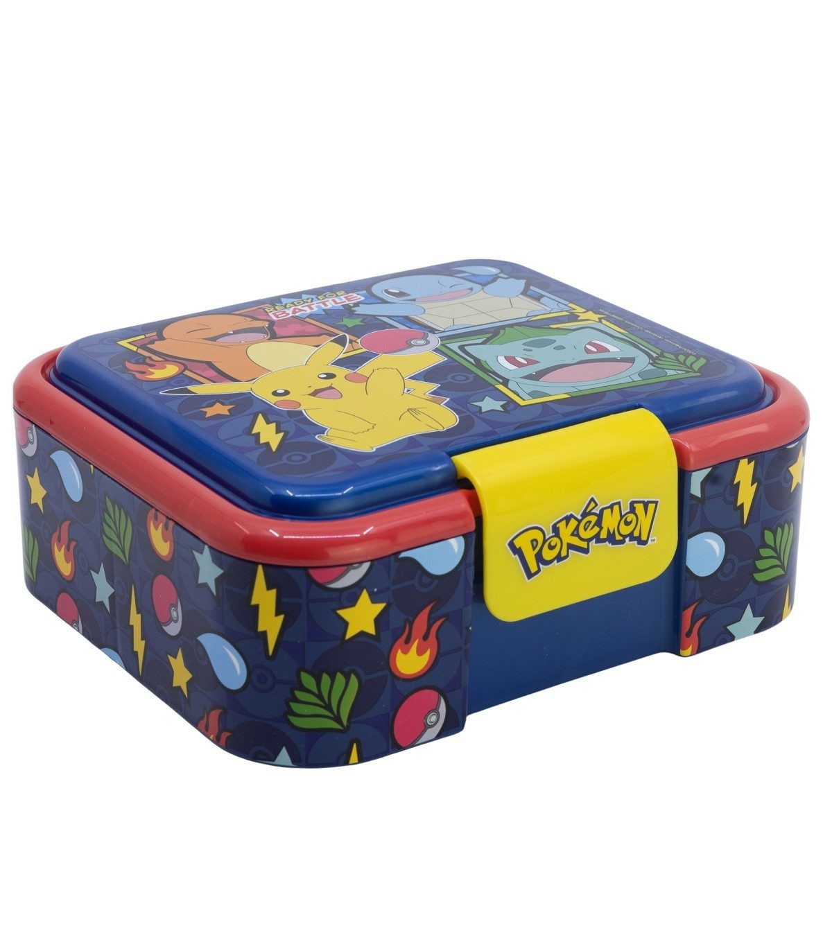 POKEMON JUEGO DE CARTAS Lunchbox - Blue Team Brotdose Kinder Pausenbox für Alltag Schule und unterwegs, Polyethylen, (1-tlg)