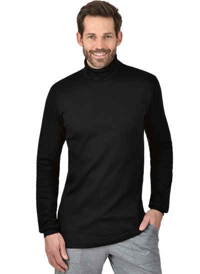 Trigema Rollkragenshirt TRIGEMA Langarm Ski- und Sport-Rollkragenpullover (1-tlg)