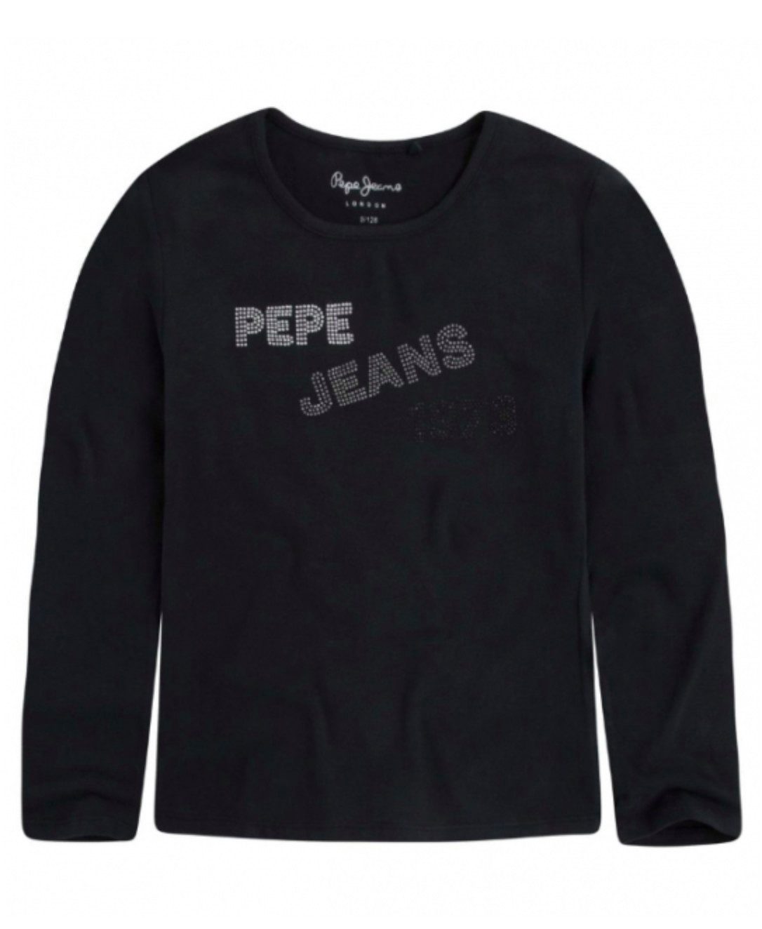 Pepe Jeans Langarmshirt Mädchen Langarmshirt mit Print aus Baumwolle mit Elasthan