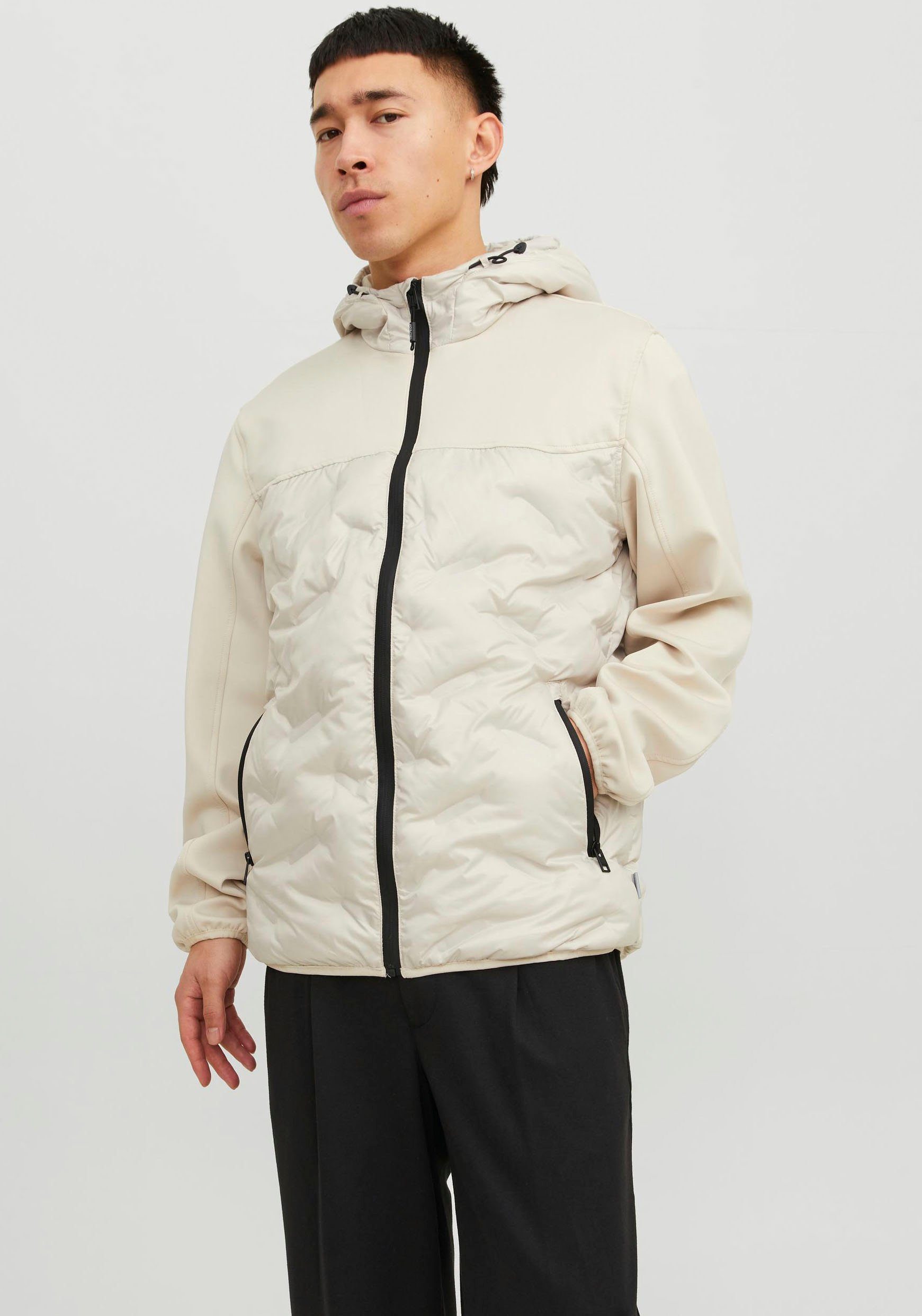 Jack & Jones Steppjacke JJEMULTI HEAT QUILTED JACKET NOOS Moonbeam