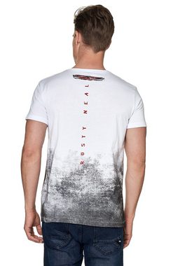 Rusty Neal T-Shirt mit rockigem Print FR15218