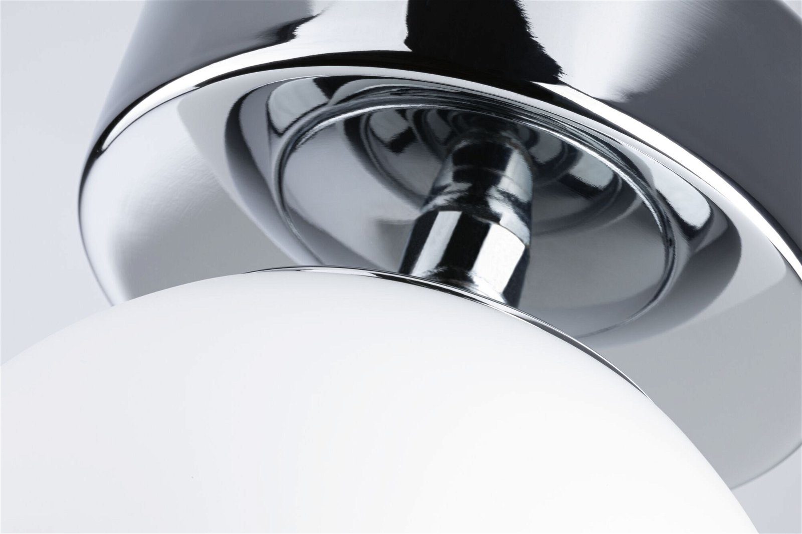 3000K Glas/Metall, fest Selection IP44 LED integriert, Gove 9W Deckenleuchte LED Warmweiß Paulmann Satin/Chrom Bathroom