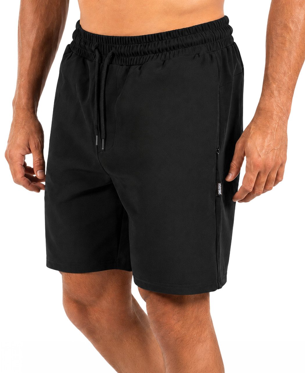 Smilodox Shorts Torvin Herren, kurze Hose, Regular Fit, Sportshorts für Gym & Laufen Komfortbund, Tunnelzug, Seitentaschen, Casual, Gymwear
