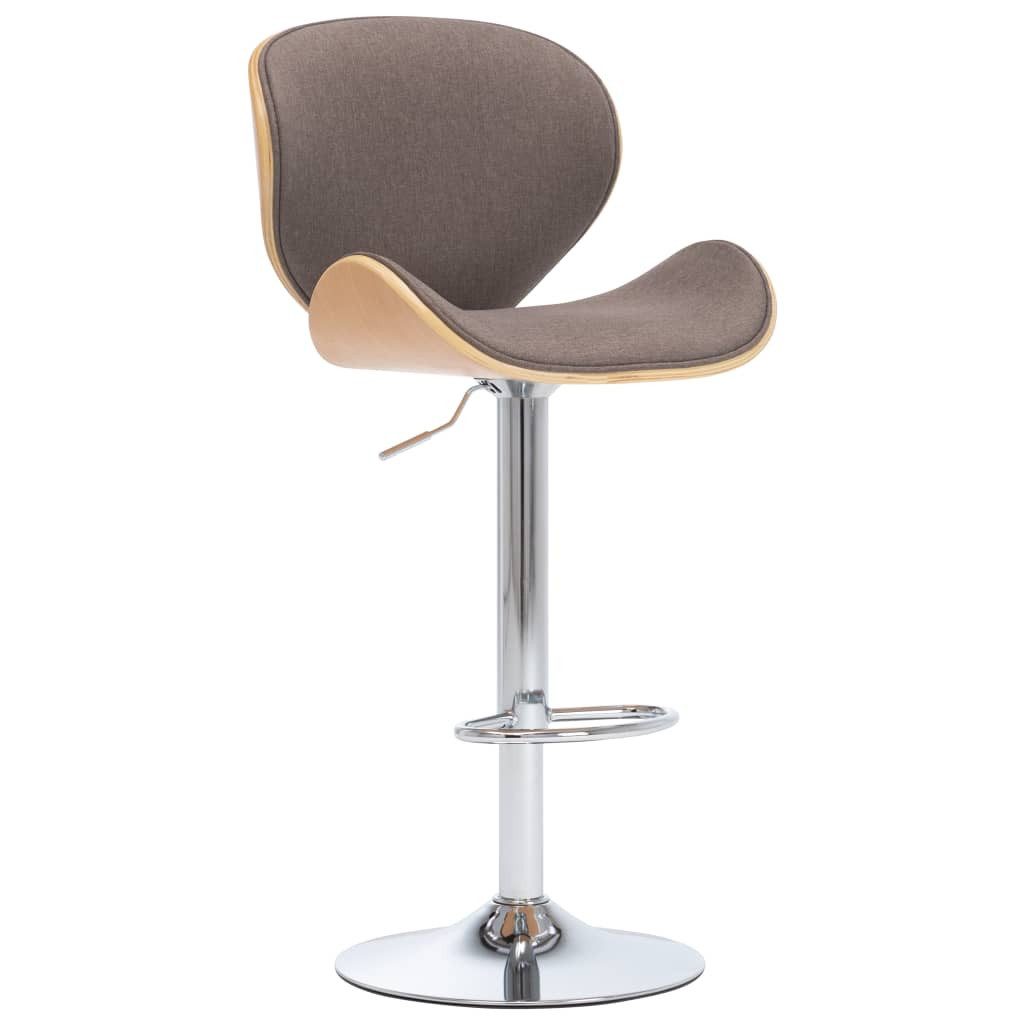 vidaXL Barhocker Barhocker Taupe Stoff (1 St)