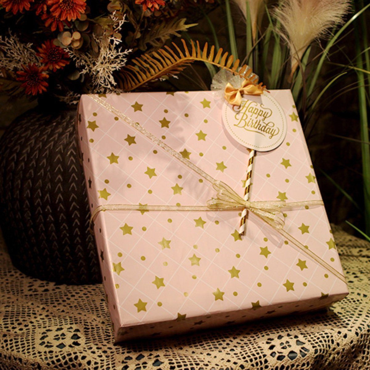Geschenkpapier Papier,für Geschenkpapier,Geschenkverpackung Weihnachts Jormftte Rosa3 Geburtstag