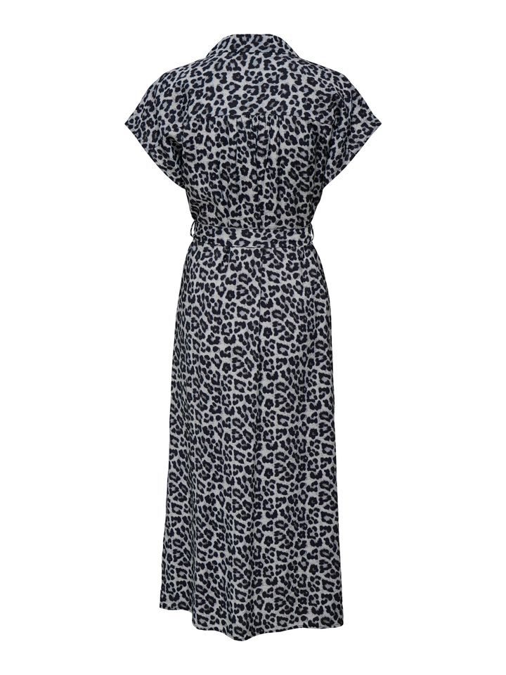 Hemdblusenkleid - Hemdkleid mit Gürtel in modischem Design