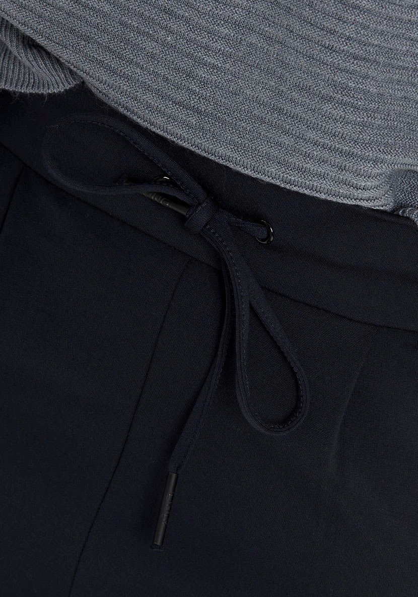 ONLY Jogger Pants ONLPOPTRASH – Joggerhose mit Tunnelzugbund und Stretch casual, Milano Rib, regular fit, Viskosemischung