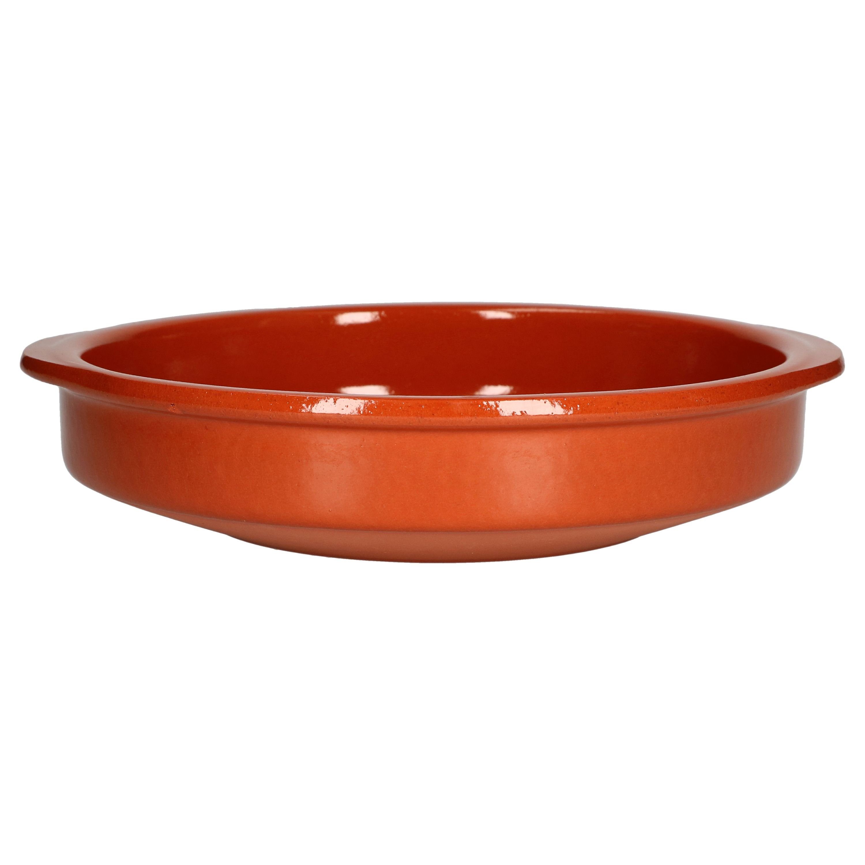 MamboCat Tapas-Schale 6er Set Cazuela Bernd XL Ø 24cm Tonschalen mit Griffen, Ton
