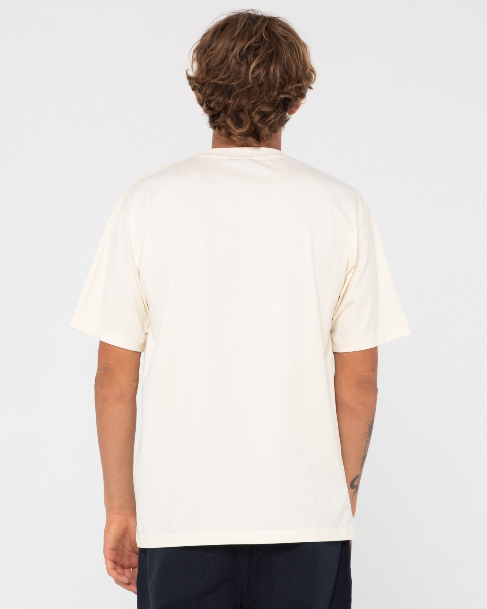 Rusty T-Shirt DELUXE BLANK S/S Egret TEE