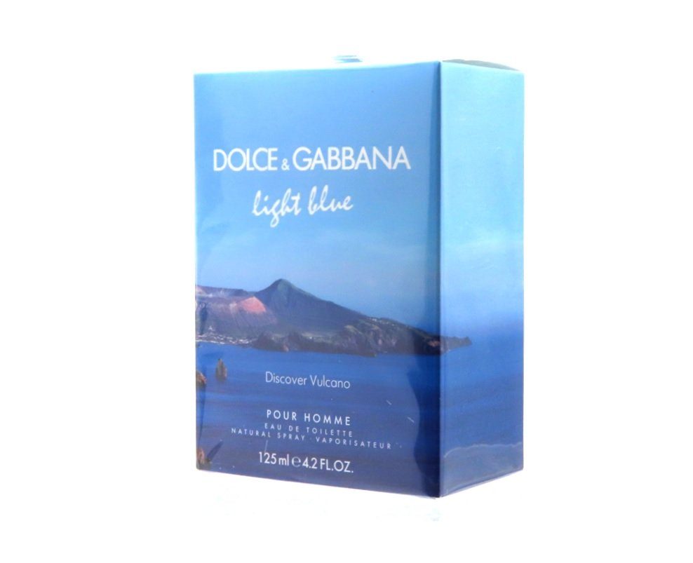 DOLCE & GABBANA Eau de Toilette D&G Dolce & Gabbana Light Blue Discover Vulcano Pour Homme Eau de Toilette 125ml EDT Spray