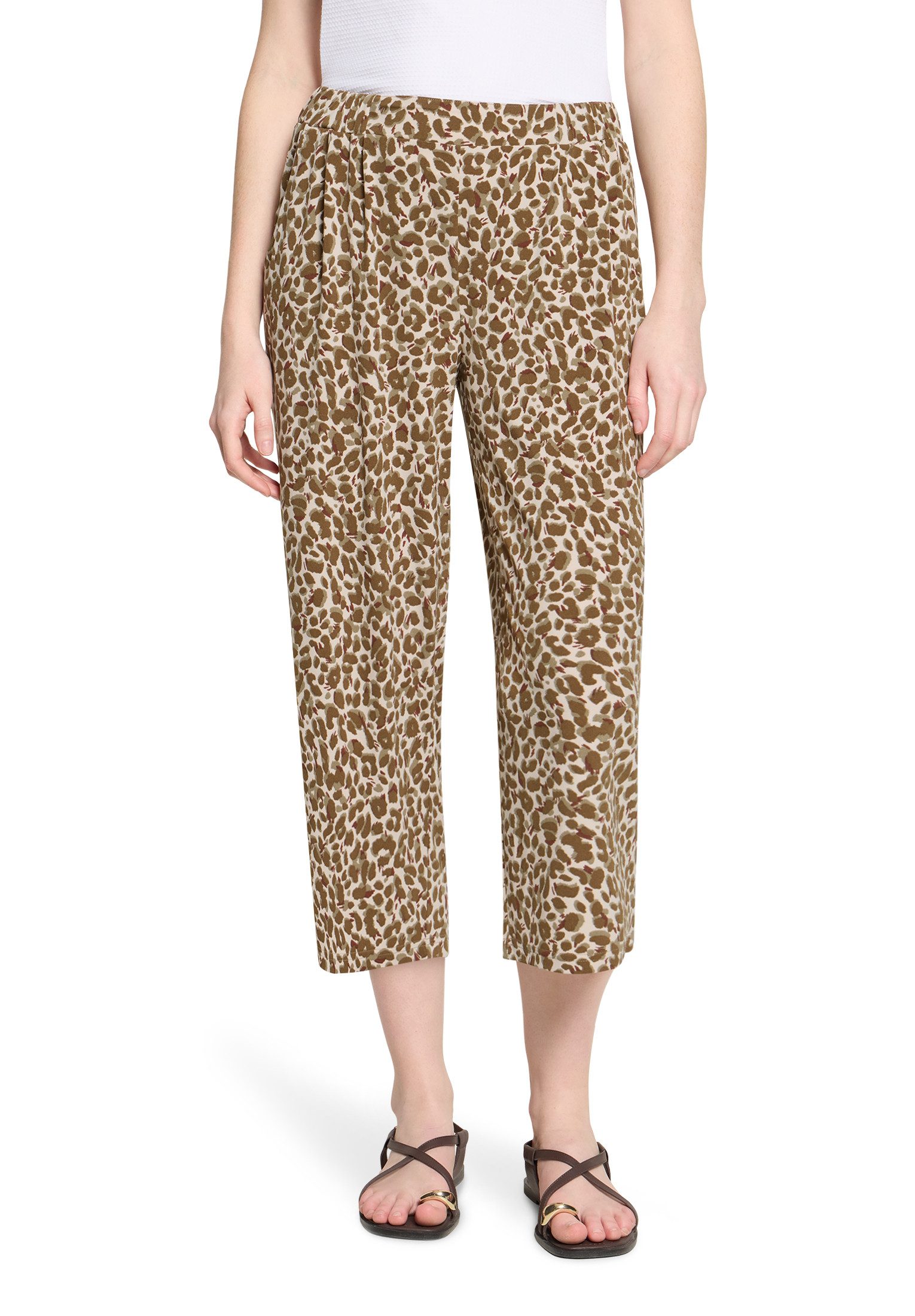 Culotte Damen mit Bundfalten