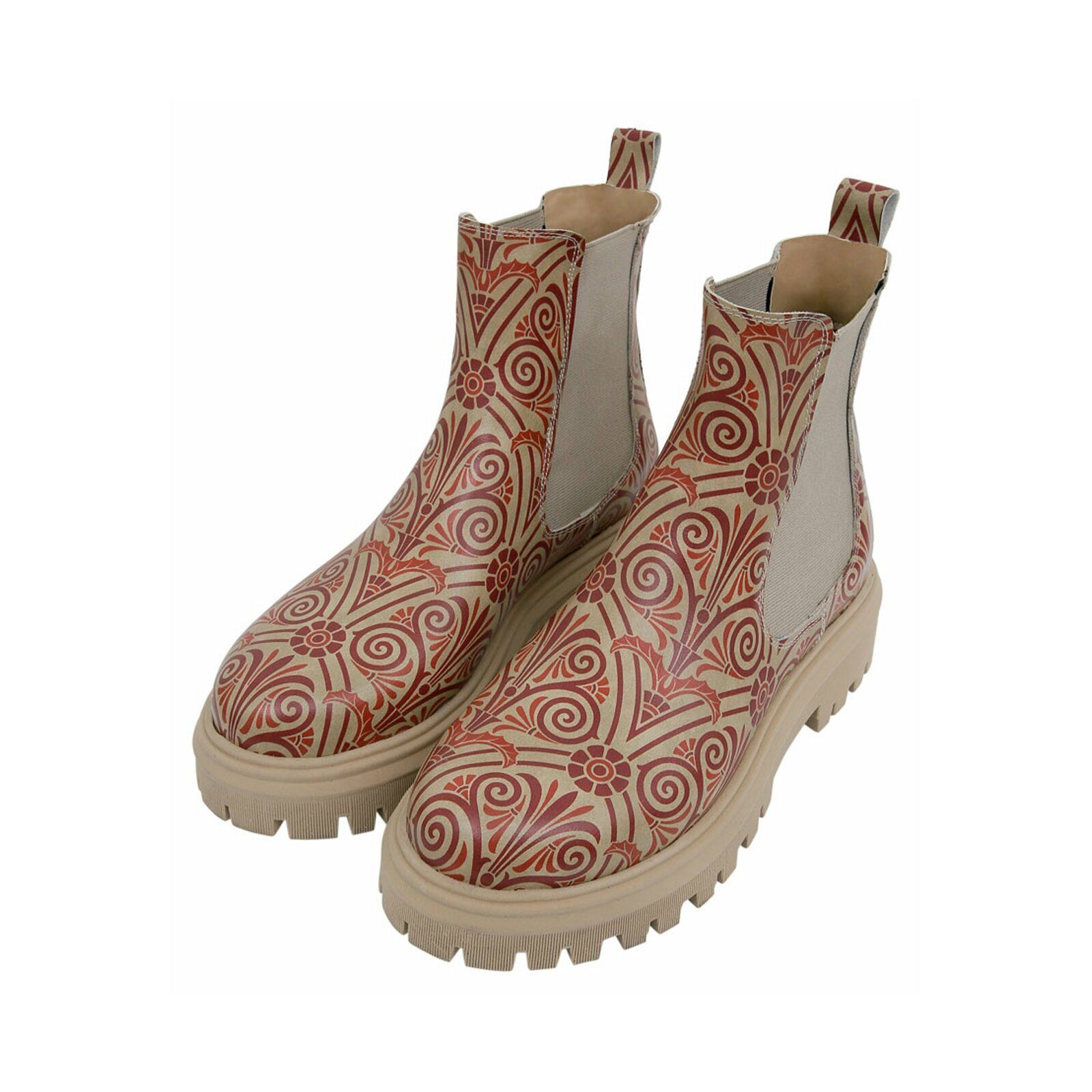 DOGO Aura Ботинки Majestic Gold Damen Stiefeletten Chelseaboots Handgefertigt
