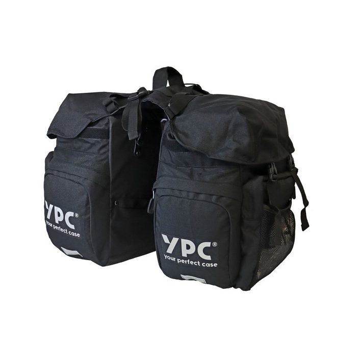 YPC Gepäckträgertasche "Outrider" Fahrradtasche für Gepäckträger XL 42L wasserabweisend 50x35x35cm schwarz