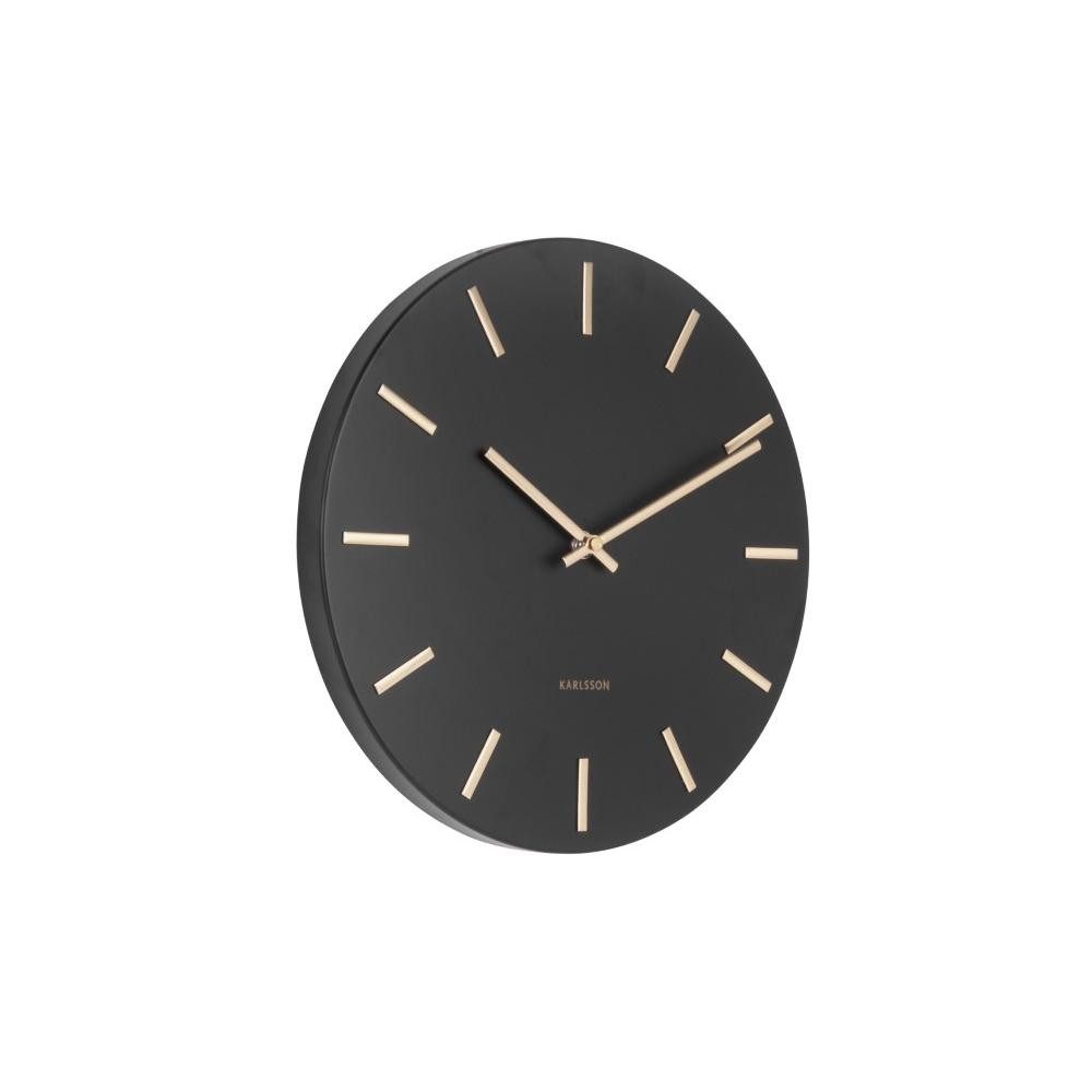 Karlsson Uhr Wanduhr Charm Schwarz (30cm)