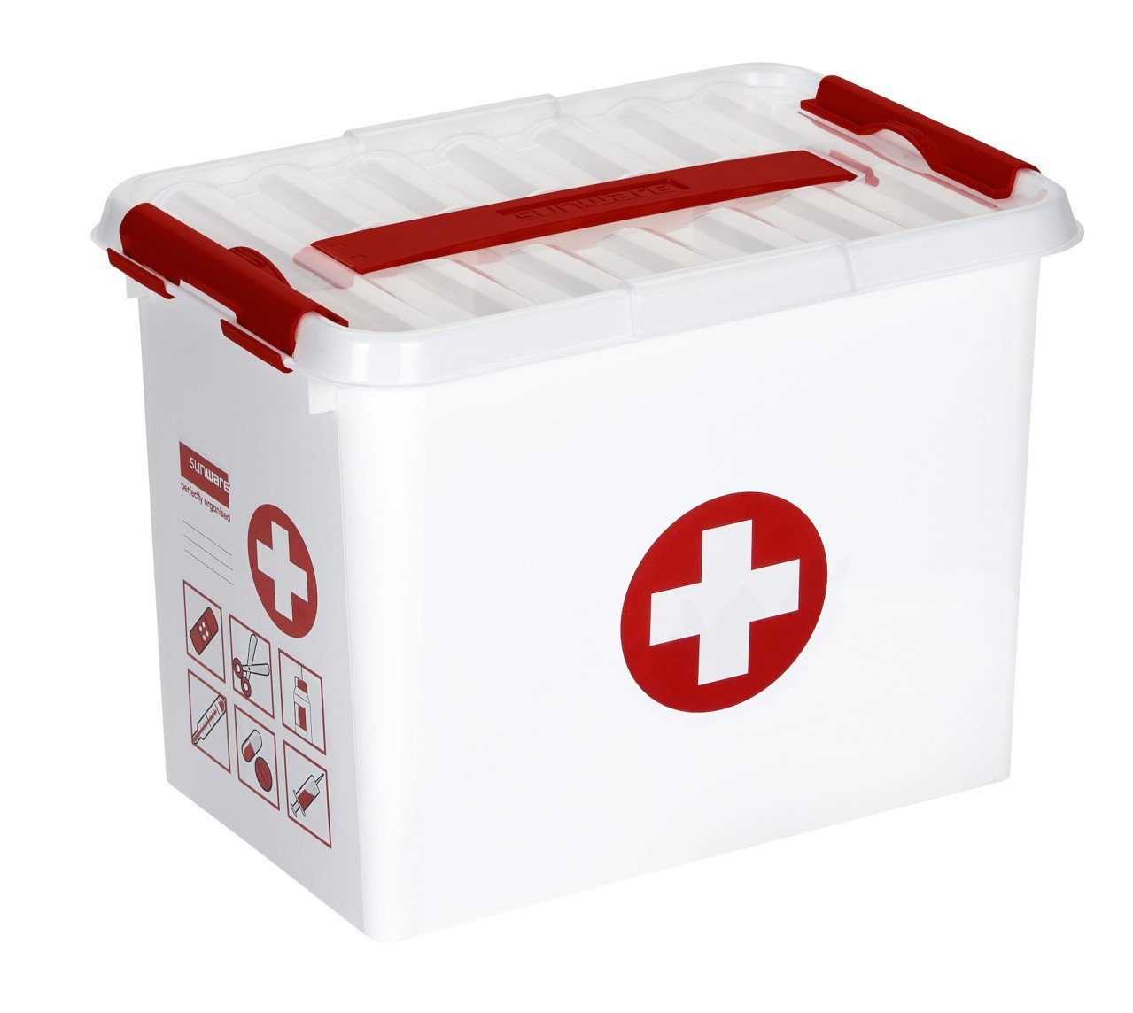 Sunware Aufbewahrungsbox Sunware ErsteHilfe-Box inklusive Deckel günstig online kaufen