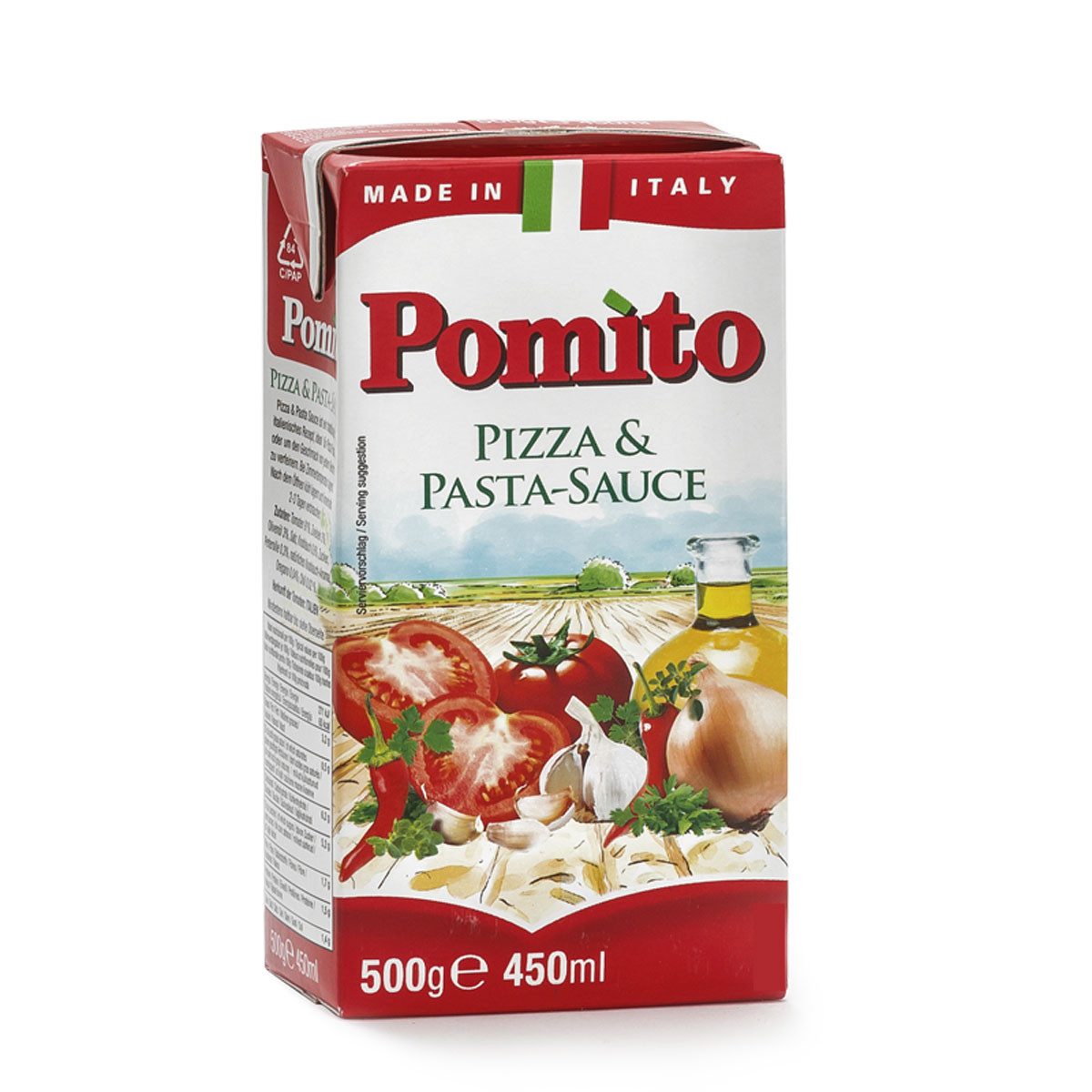 Pomito Saucen, Hengstenberg Pomito Pizza und Pasta Sauce Tomatensauce 500g