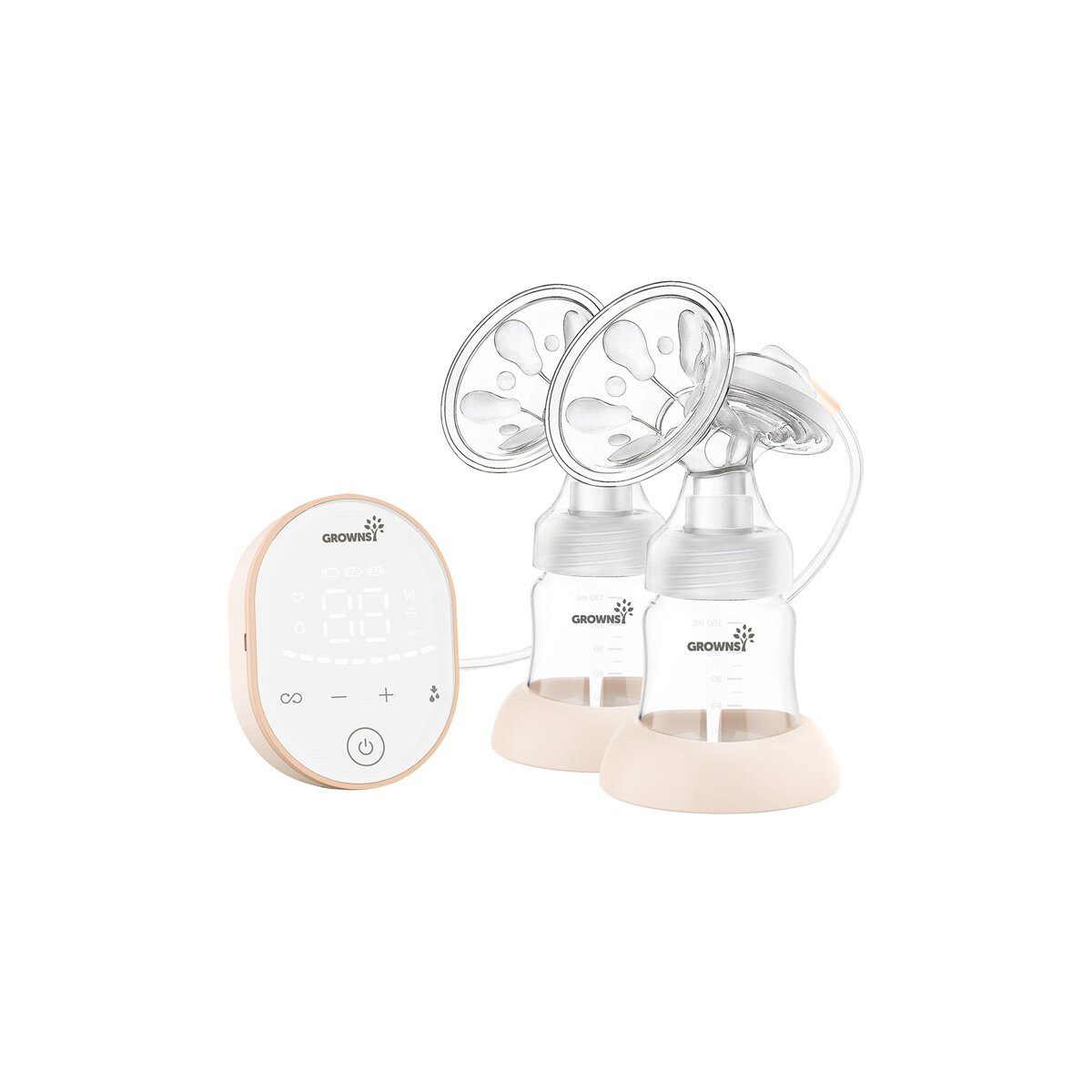 Grownsy Elektrische Milchpumpe Grownsy Doppel Milchpumpe Elektrisch Baby