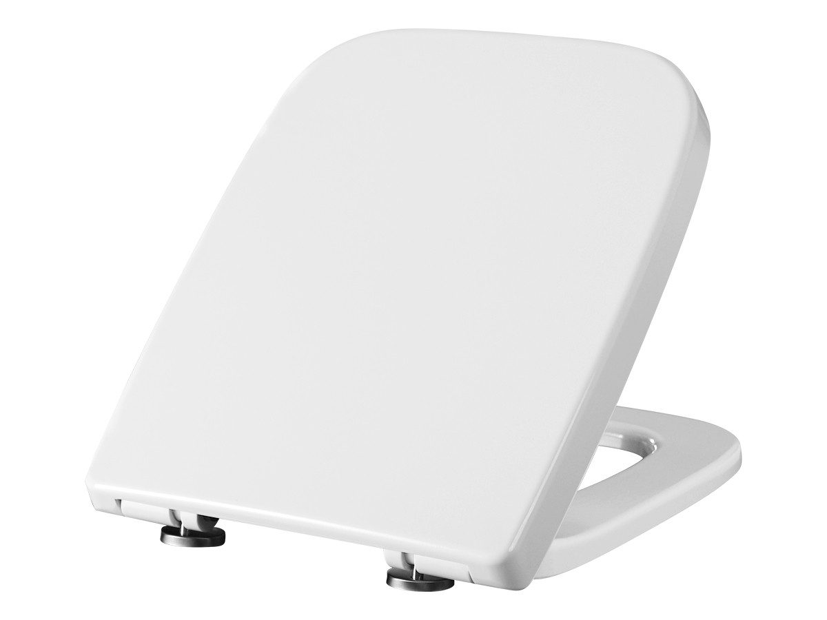 Woltu WC-Sitz WS2615 (1-St), mit Absenkautomatik Duroplast Softclose Antibakterielle