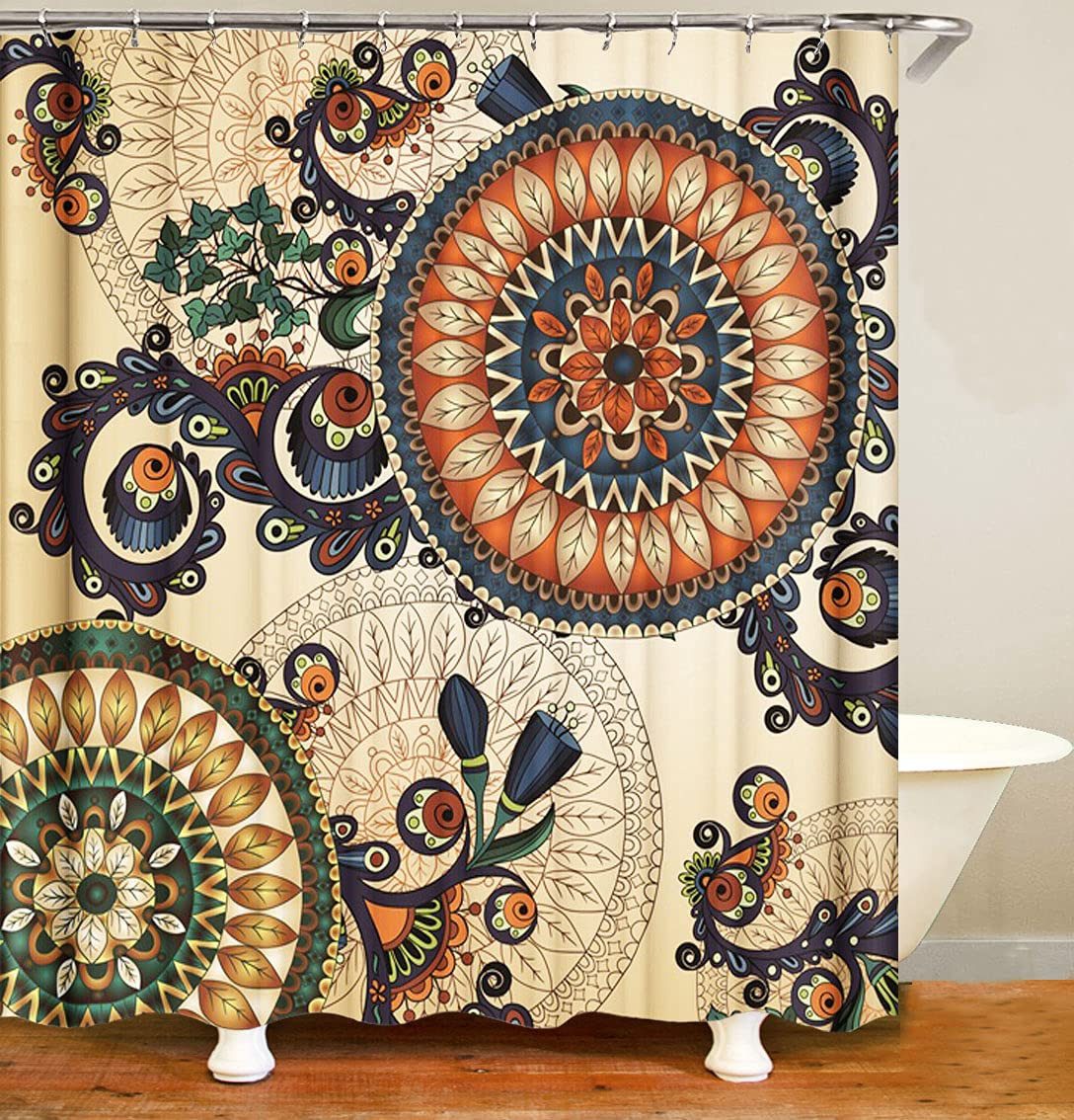M&W DAS DESIGN Duschvorhang 180x200 Anti schimmel Waschbar bad vorhang Shower curtains