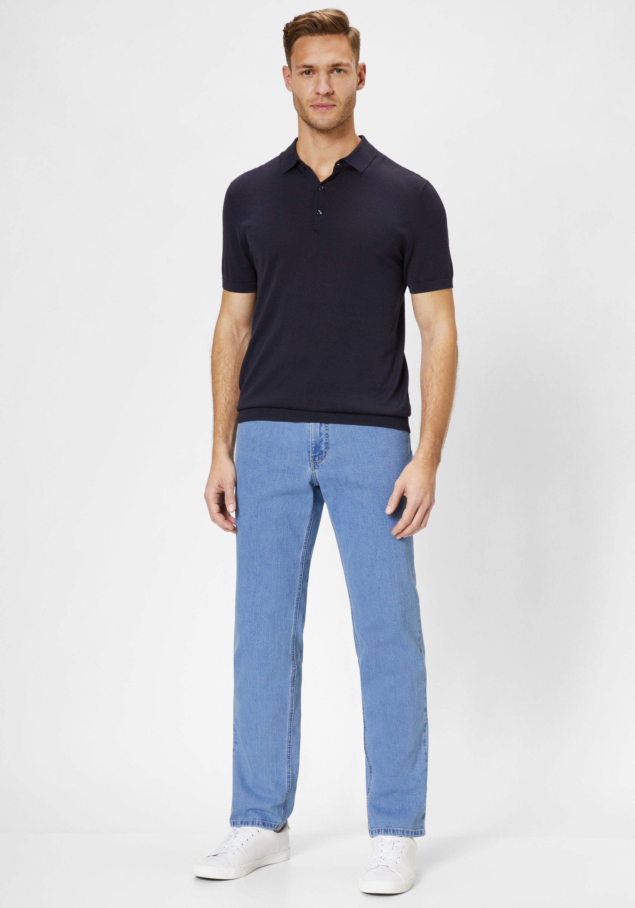 Paddock's Slim-fit-Jeans PIPE PIPE Elastische blue Jeans Slim-Fit light