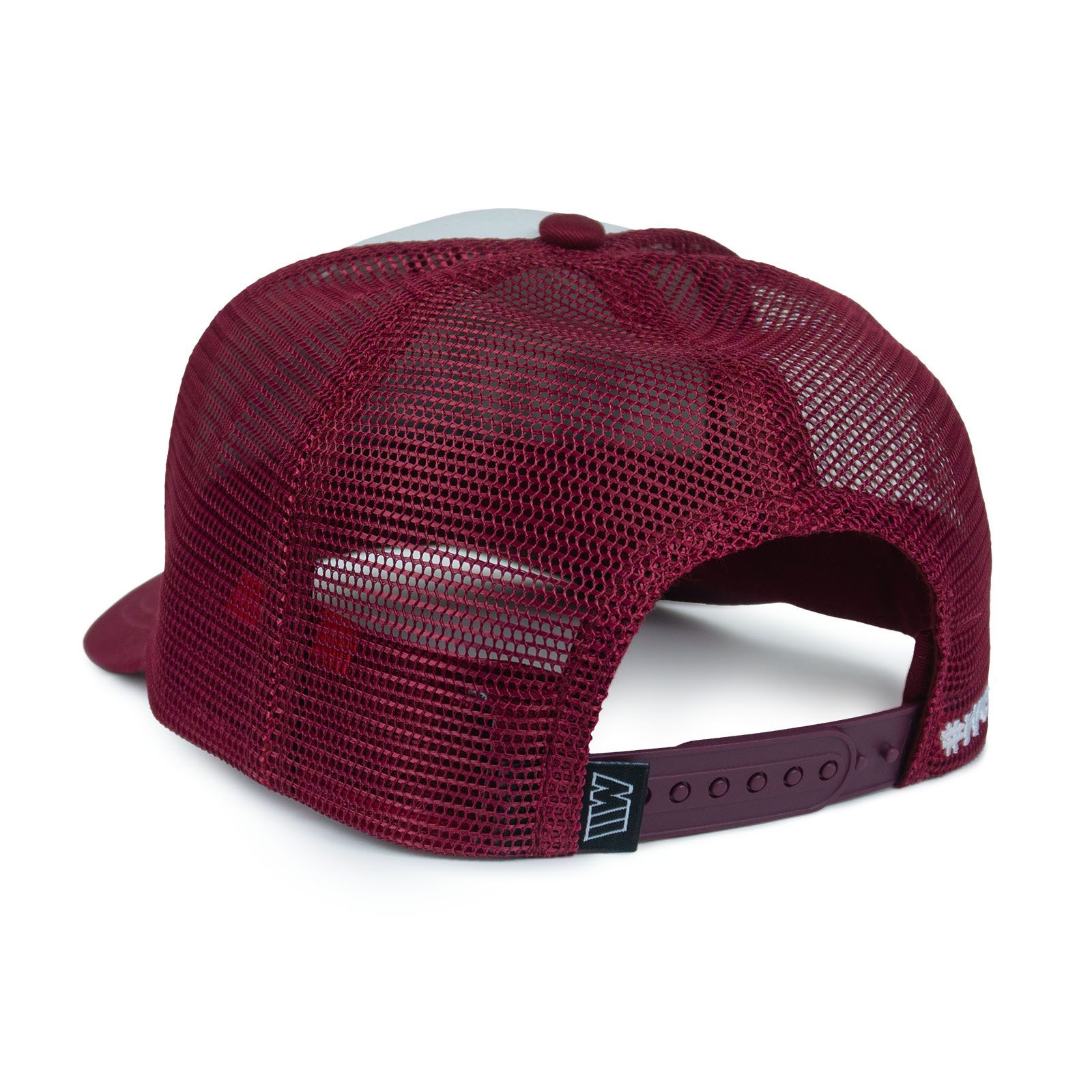 Weber GmbH Trucker Cap Weber #Werkeholics Mesh Baseball Cap rot/weiß (1-St) basecap, mit 3D-Logostickerei